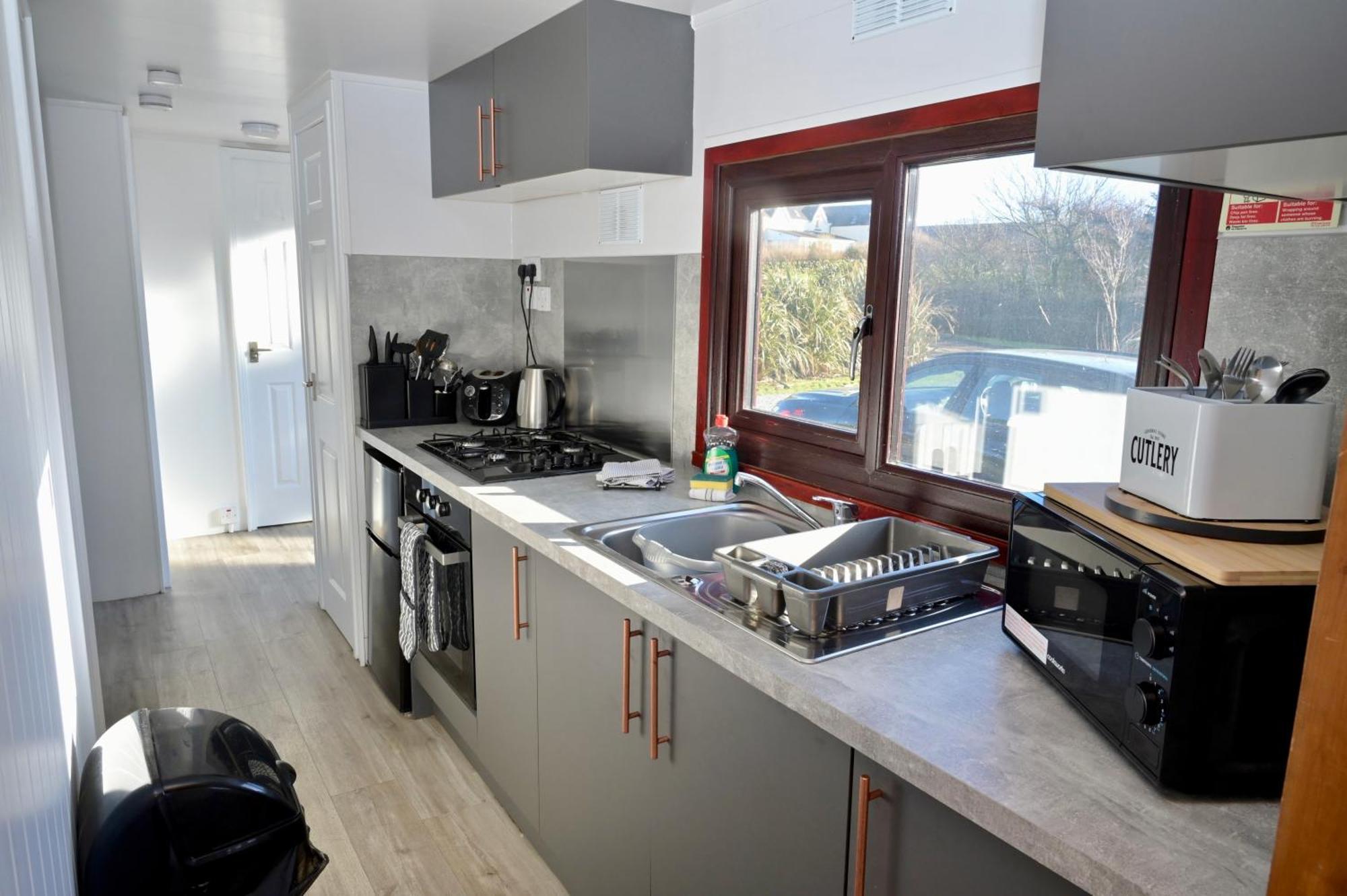 Lodge Cabin With Fabulous Views - Farm Holiday Stranraer Exterior photo