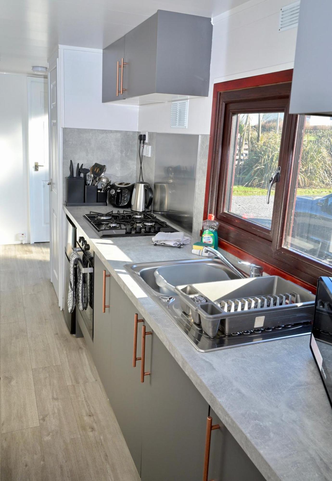 Lodge Cabin With Fabulous Views - Farm Holiday Stranraer Exterior photo